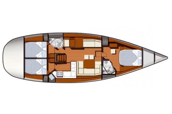 Manufacturer Provided Image: 3 Cabin Layout