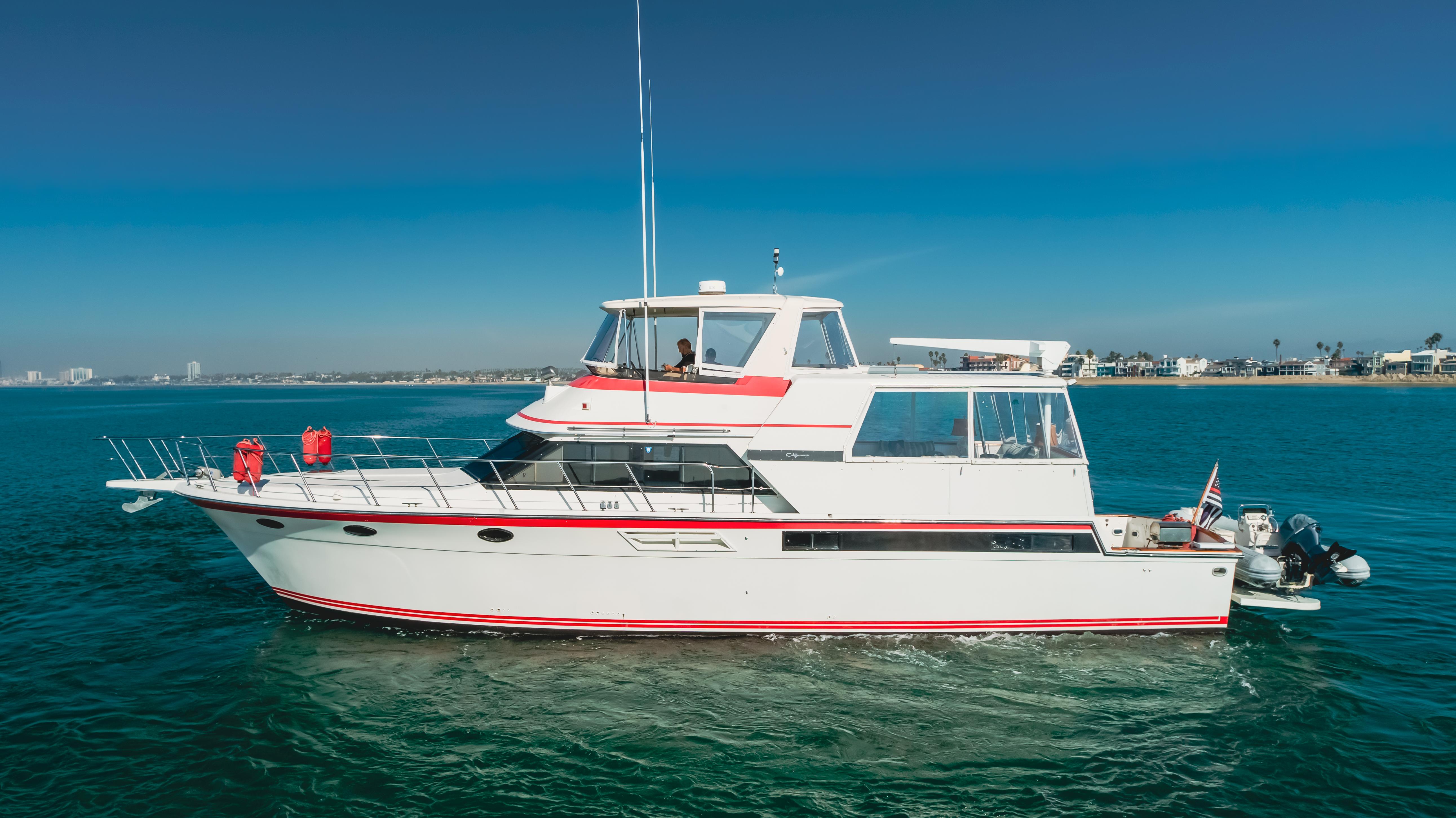 californian cockpit motor yacht for sale