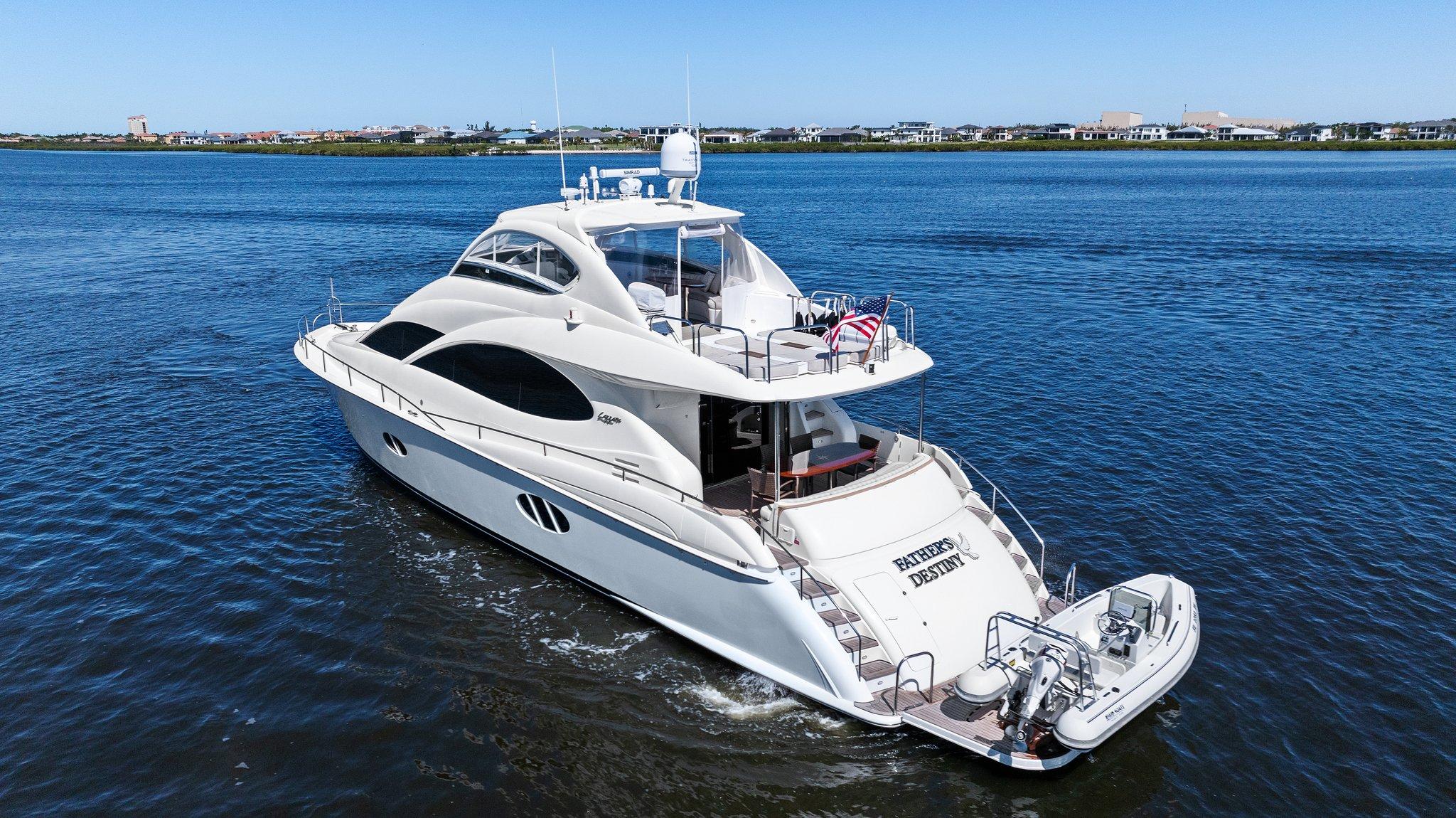 Lazzara-68 Pilothouse Motoryacht 2005 -FL-US-2005 Lazzara 68 Pilothouse Motoryacht cruising on open water, showcasing sleek design and luxury.-9729104 | Thumbnail