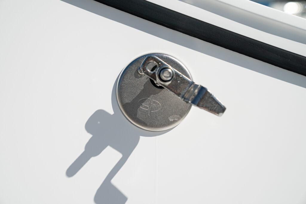 Front Runner-37 Catamaran 2026 -FL-US-Close-up of a latch on a 2026 Front Runner 37 Catamaran.-9829170 | Thumbnail