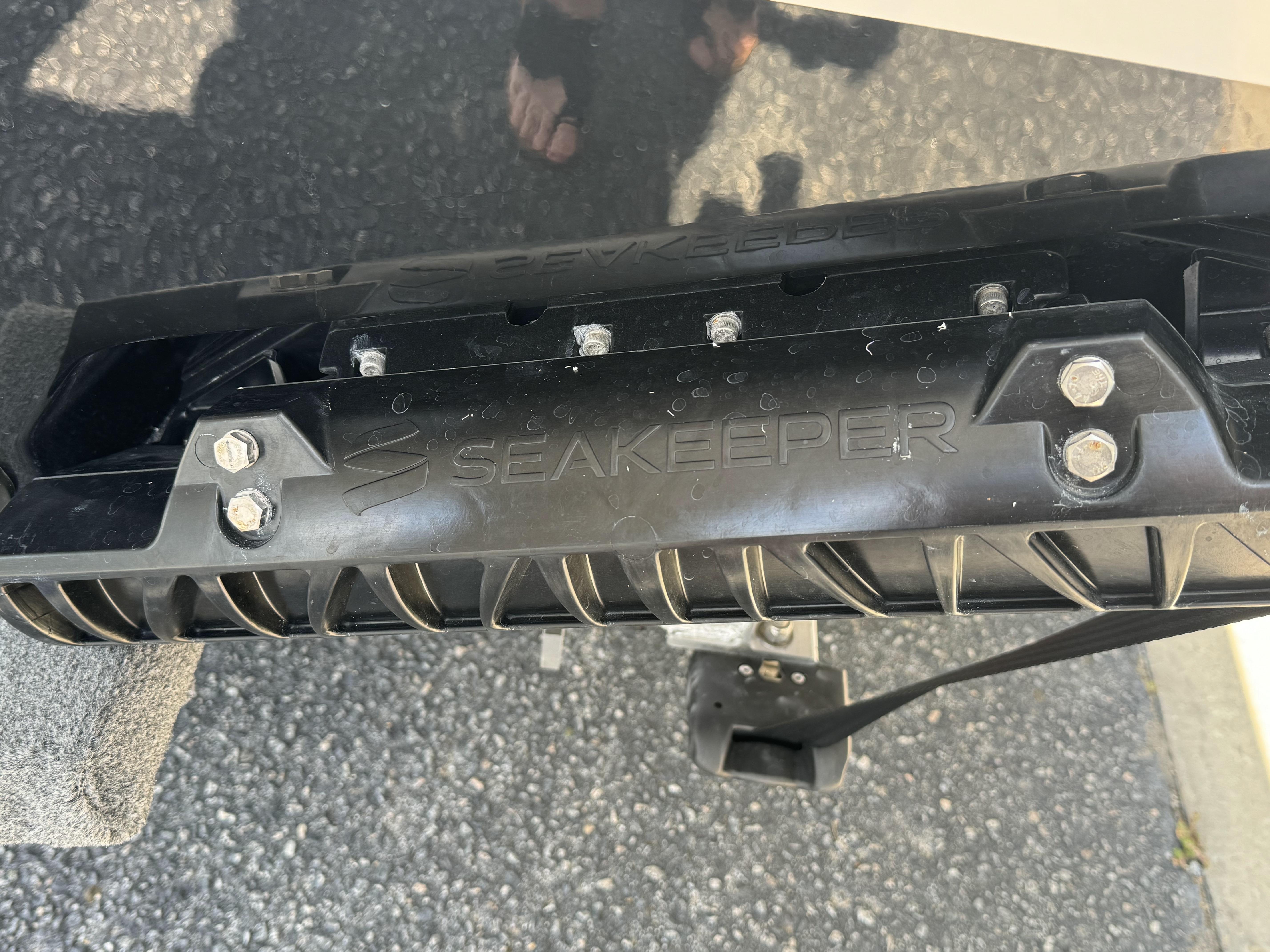 Seakeeper stabilizer on 2025 Sportsman Open 282 Center Console boat.
