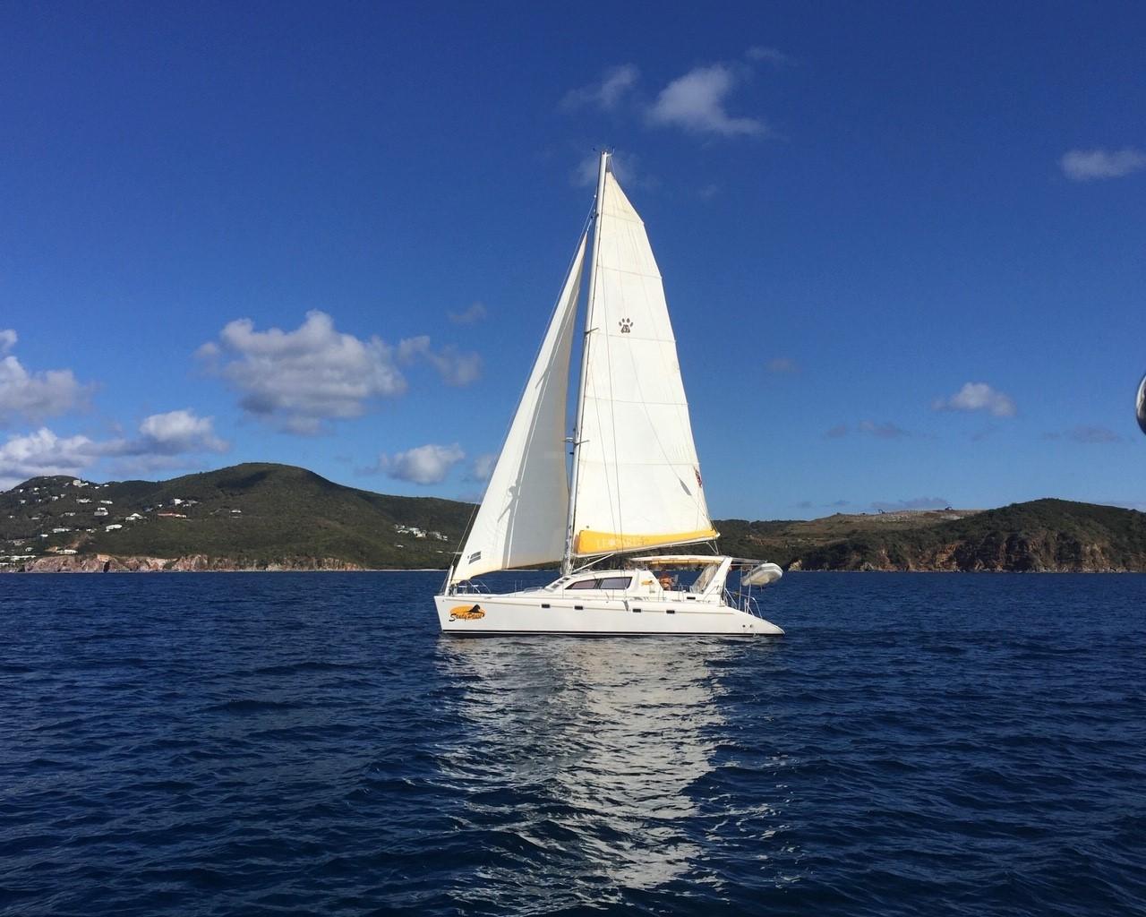 leopard 47 sailing catamaran