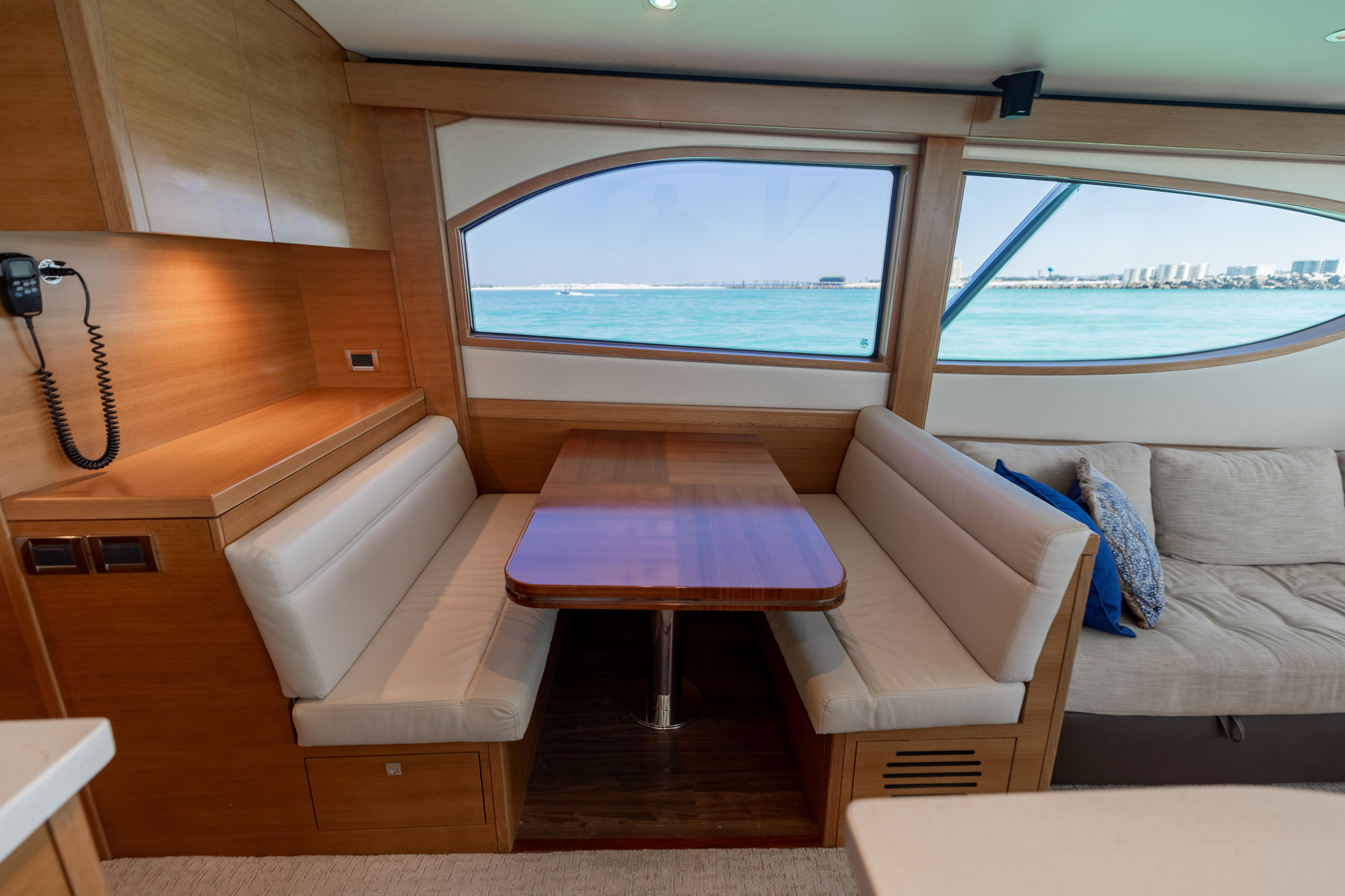 2016 Hatteras GT60  KNOT ON CALL  Dinette