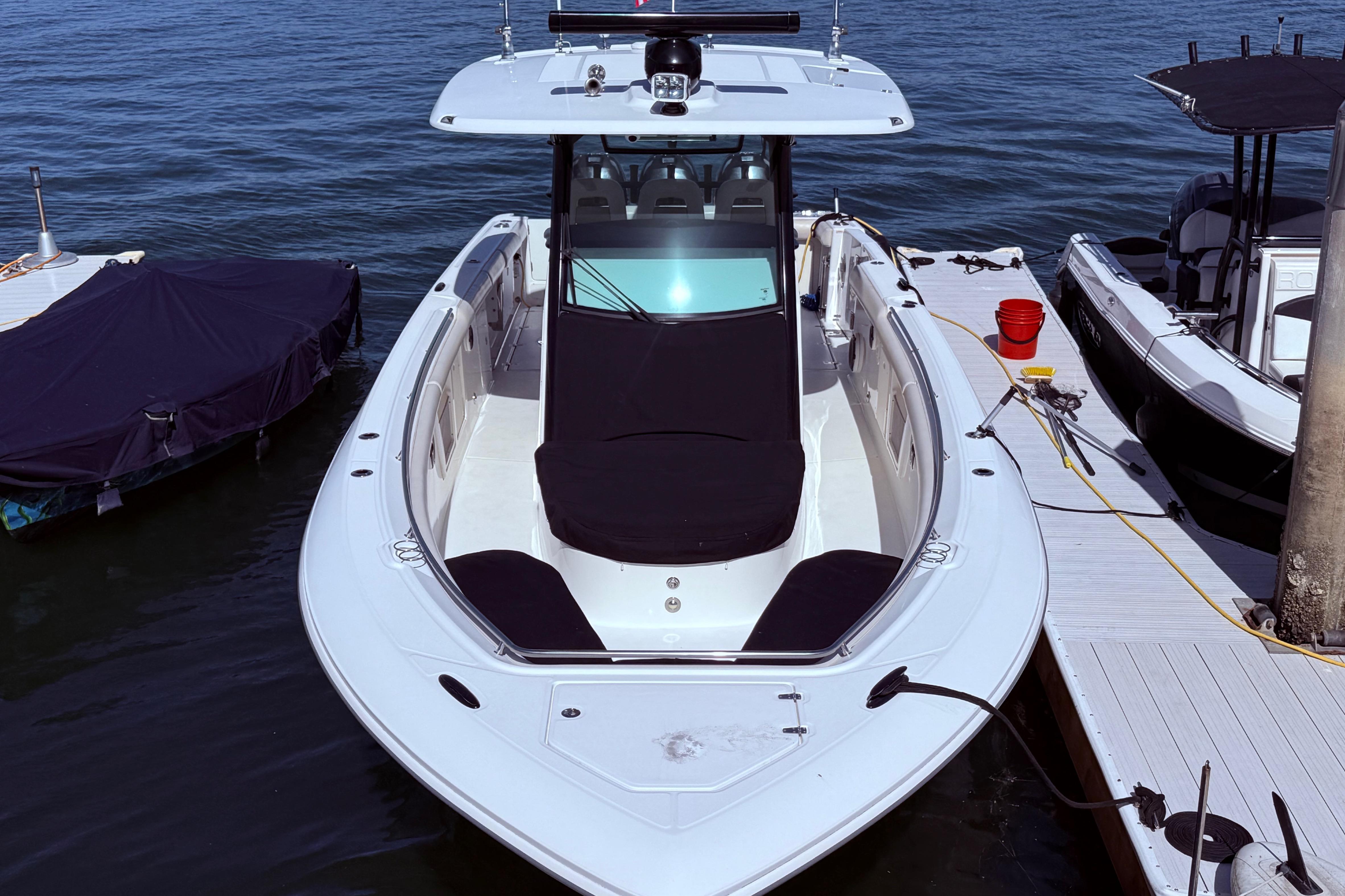 2020 Boston Whaler 350 Outrage #TBMB1207K inventory image at Sun Country Marine Group, Newport Beach