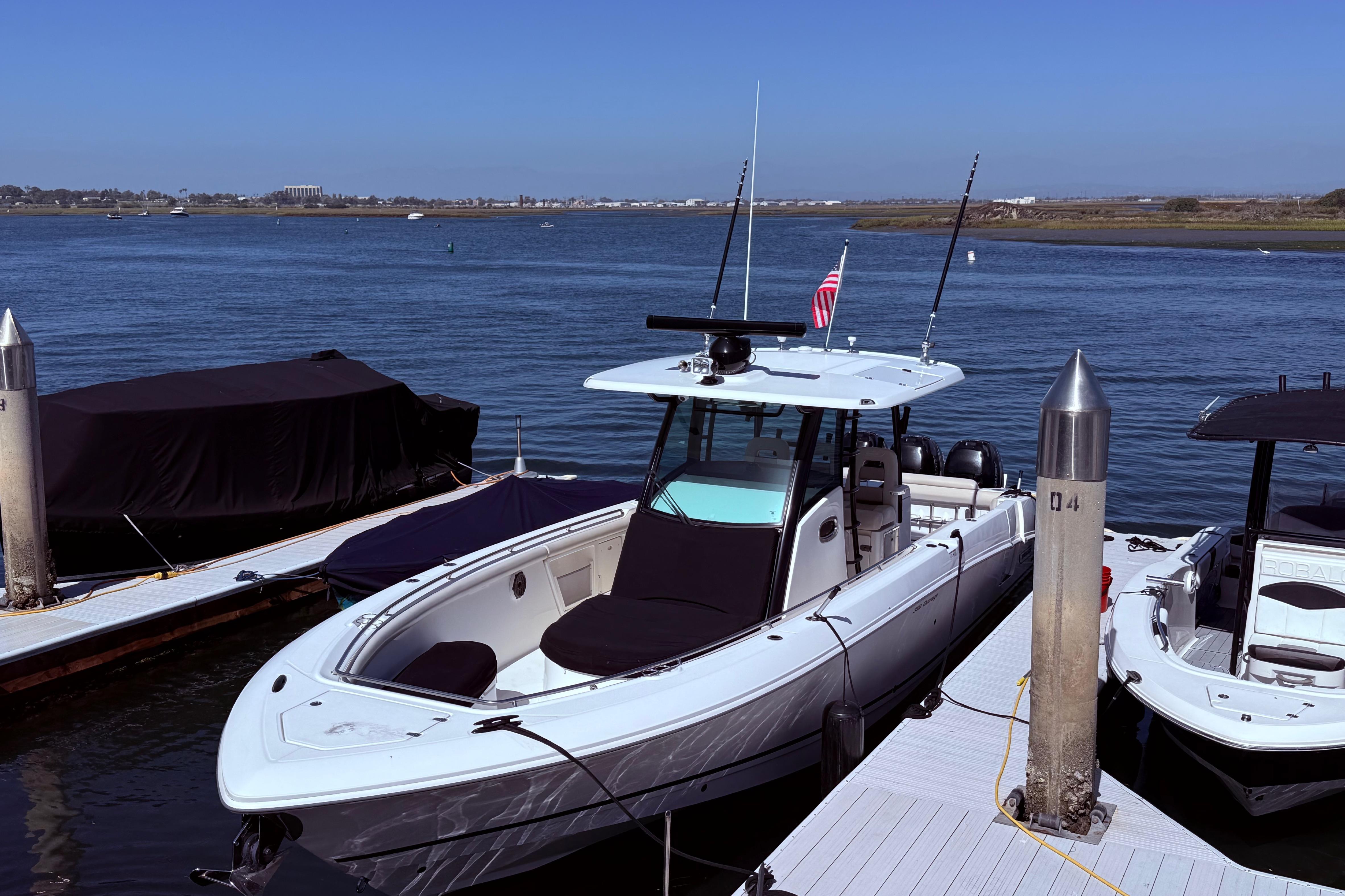 2020 Boston Whaler 350 Outrage #TBMB1207K inventory image at Sun Country Marine Group, Newport Beach