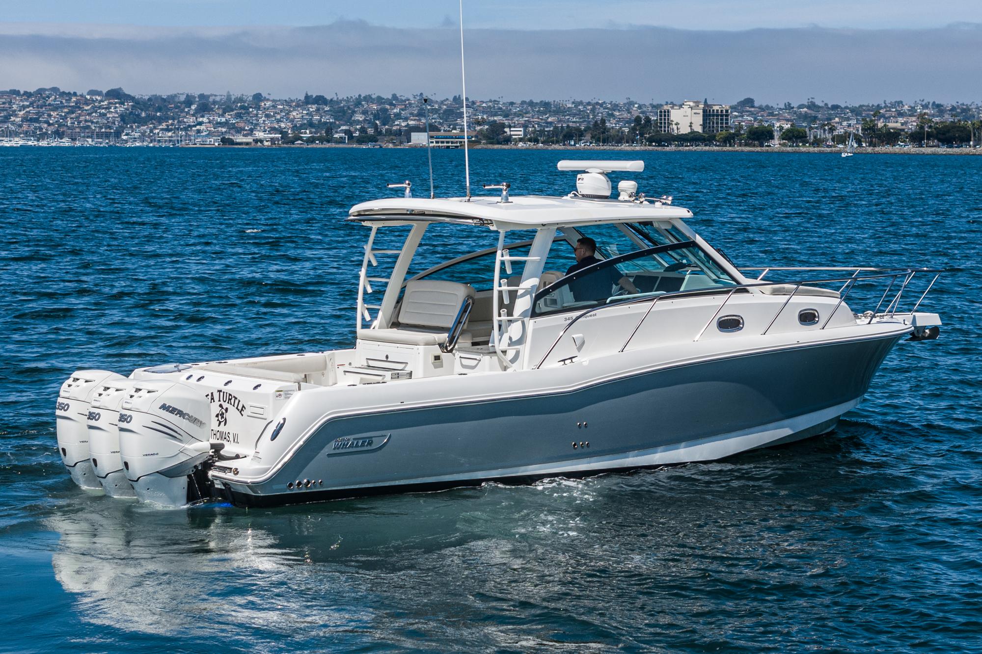 2020 Boston Whaler 345 Conquest #TBRM0091F-LLC inventory image at Sun Country Marine Group, San Diego Harbor Island 2020 Boston Whaler 345 Conquest #TBRM0091F-LLC inventory image at Sun Country Marine Group, San Diego Harbor Island