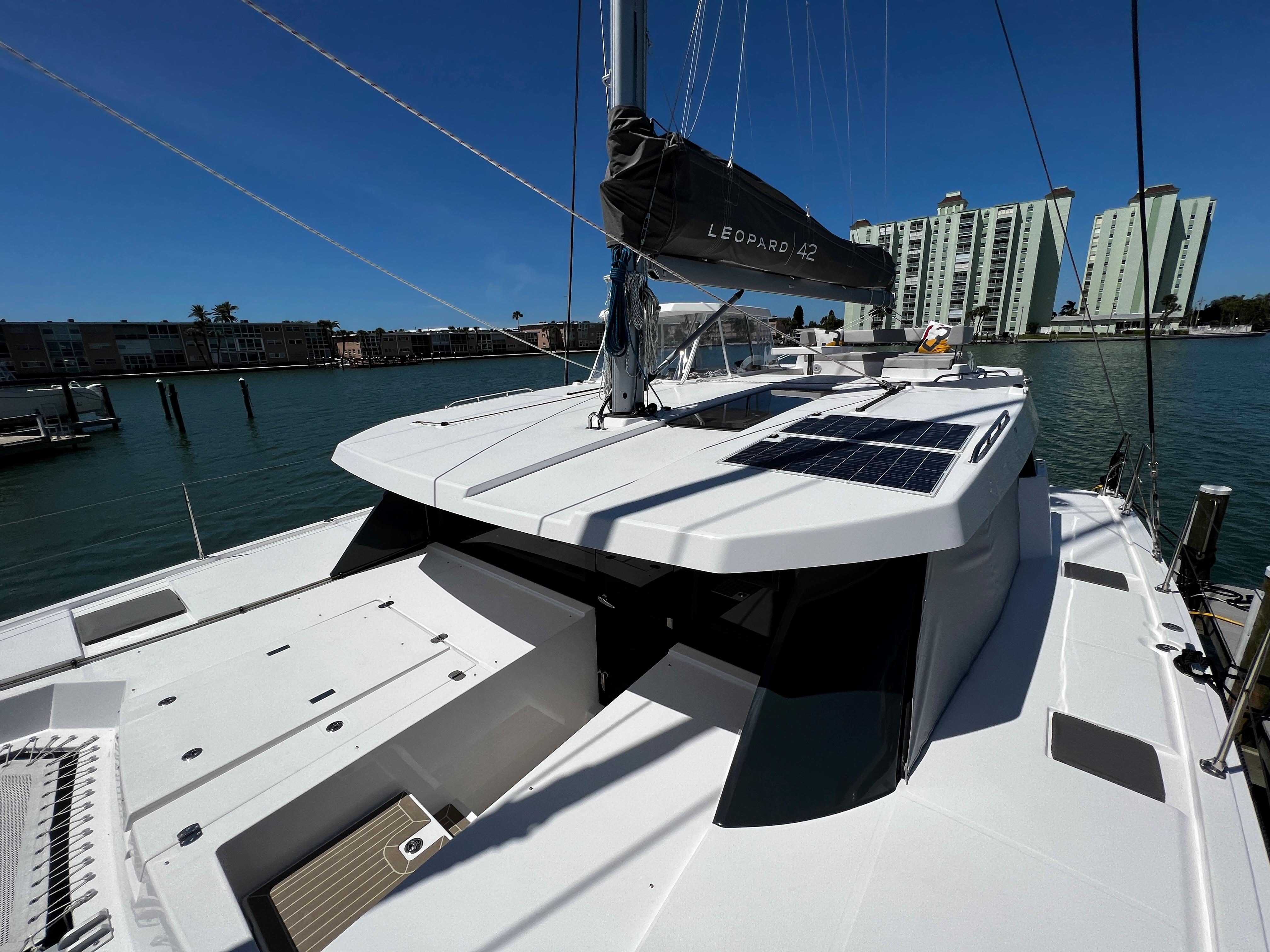 Leopard 42 Sailing Catamaran Bella for sale Leopard Brokerage