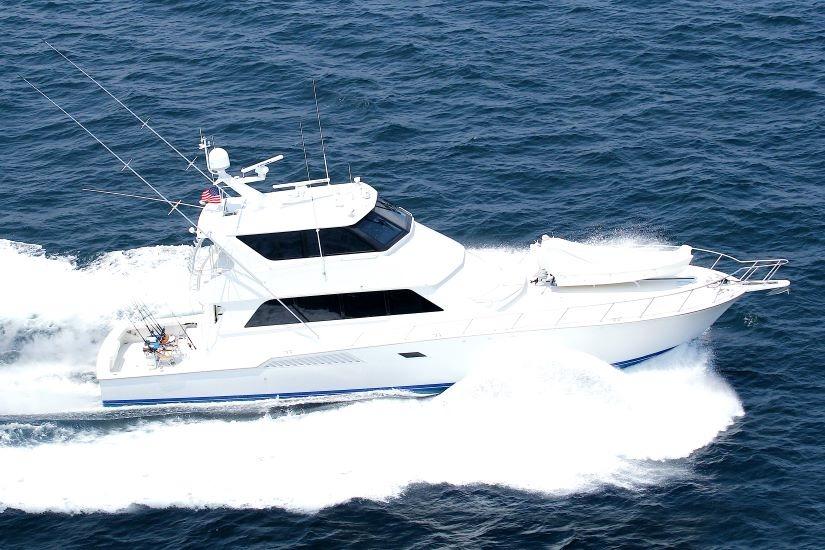 1998 72 Viking Enclosed Bridge Crown Royal Profile