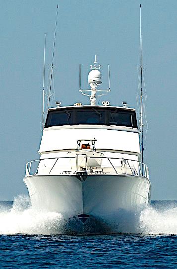 1998 72 Viking Enclosed Bridge Crown Royal Port