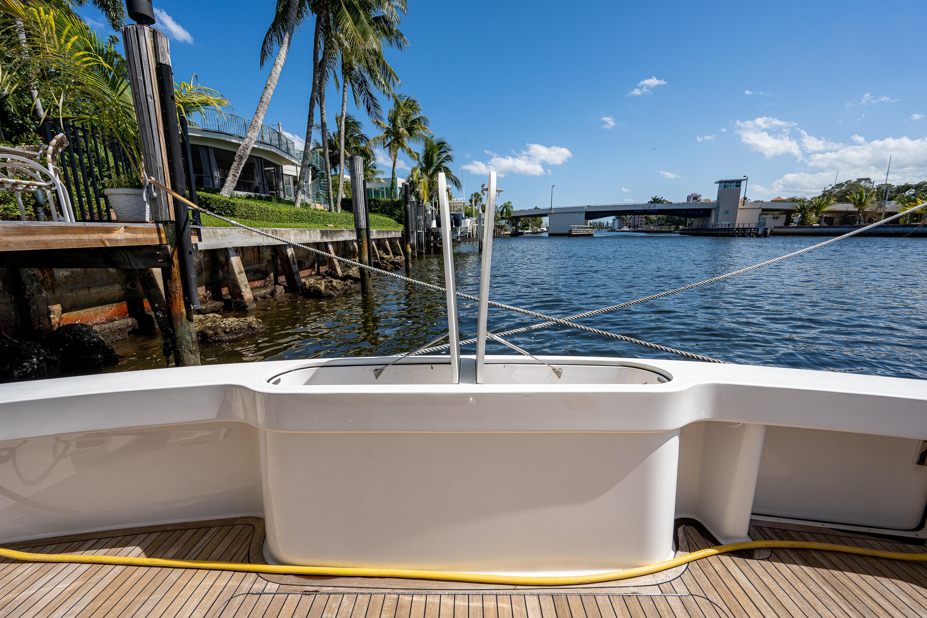 Viking 74 Convertible Reel Estate - Cockpit, Transom Live Well