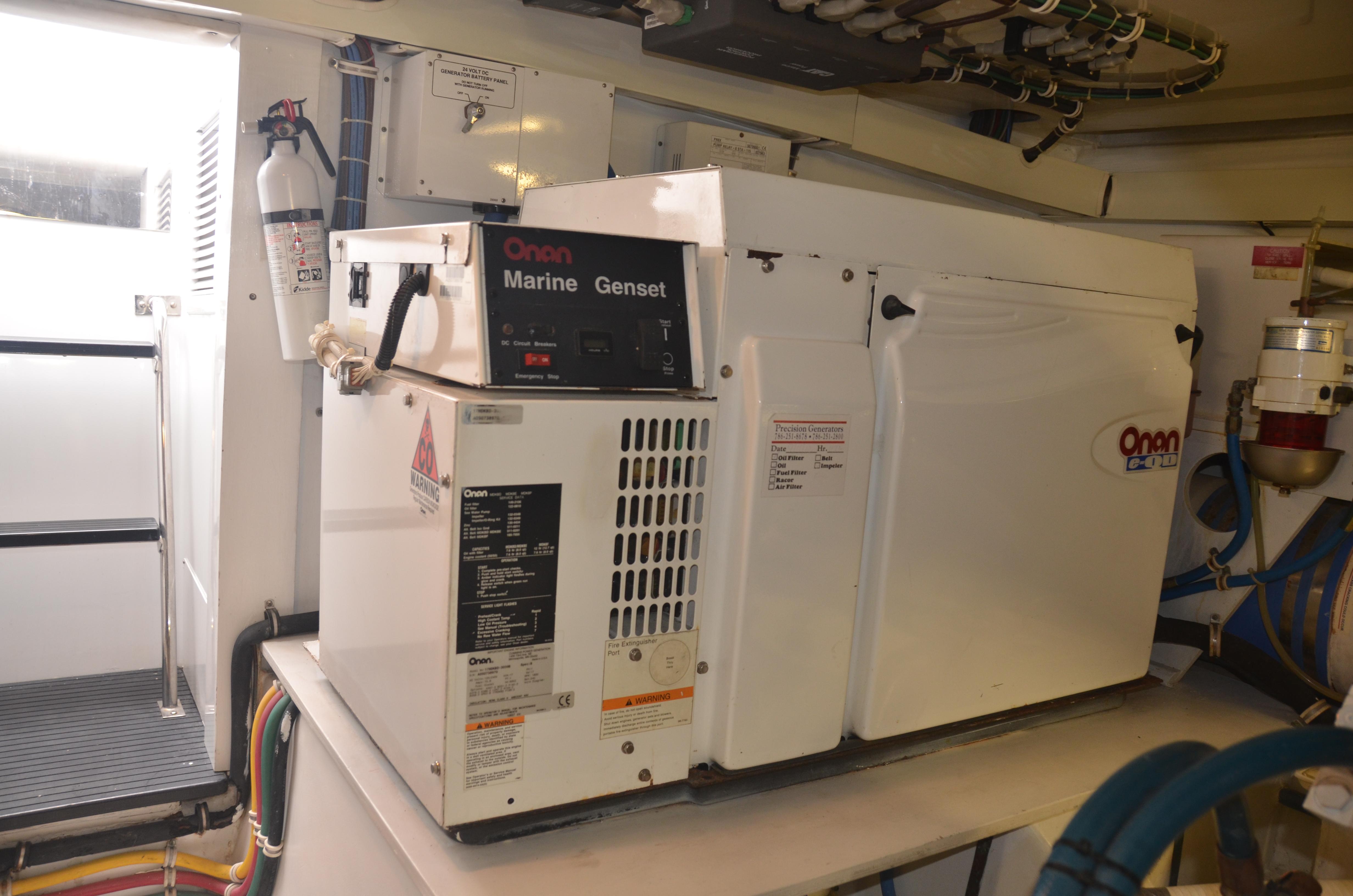 Hatteras 50-Moriah-Engine Room