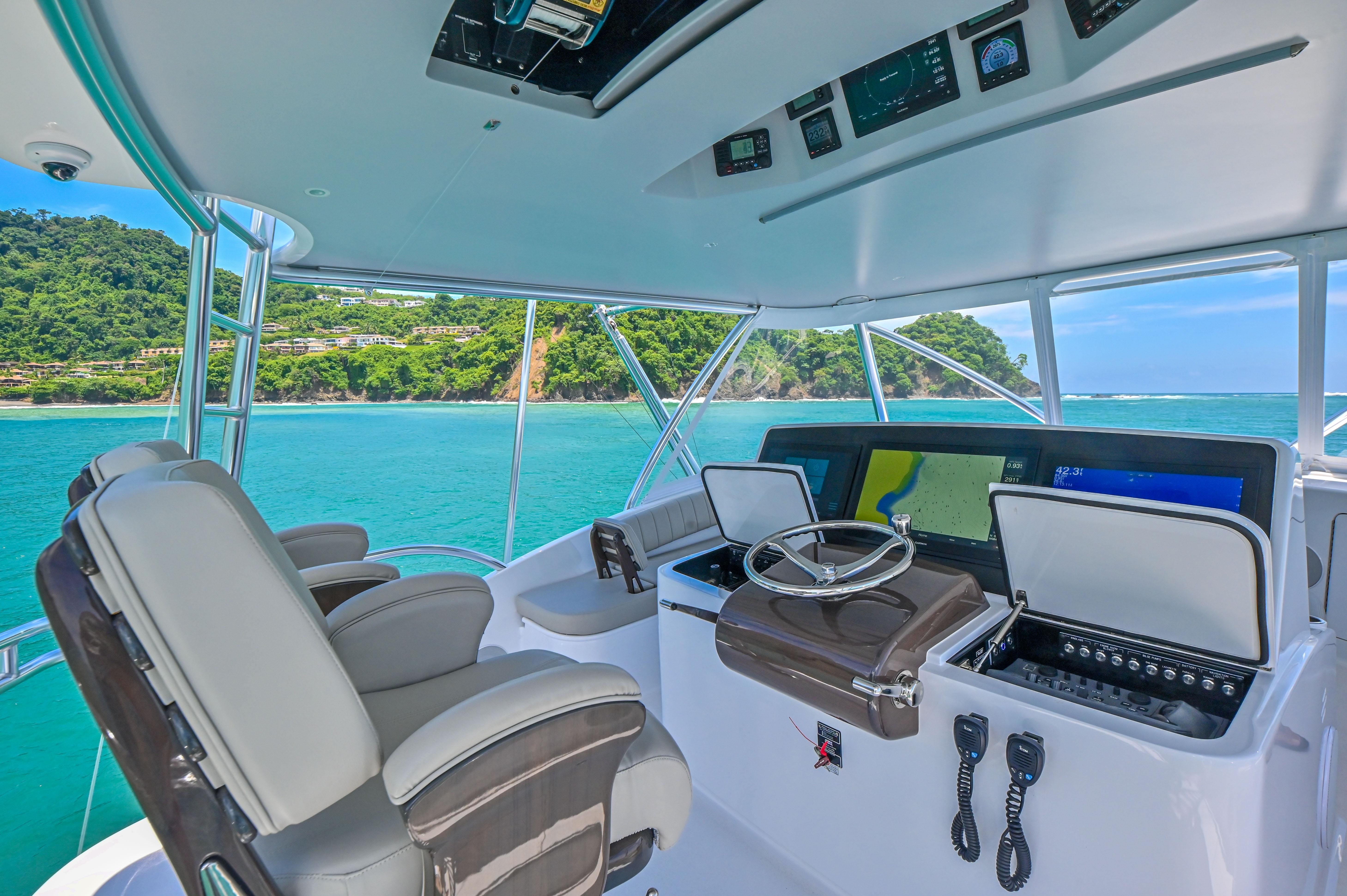 2021 Hatteras 65 GT - Fish Tank - Helm & Electronics
