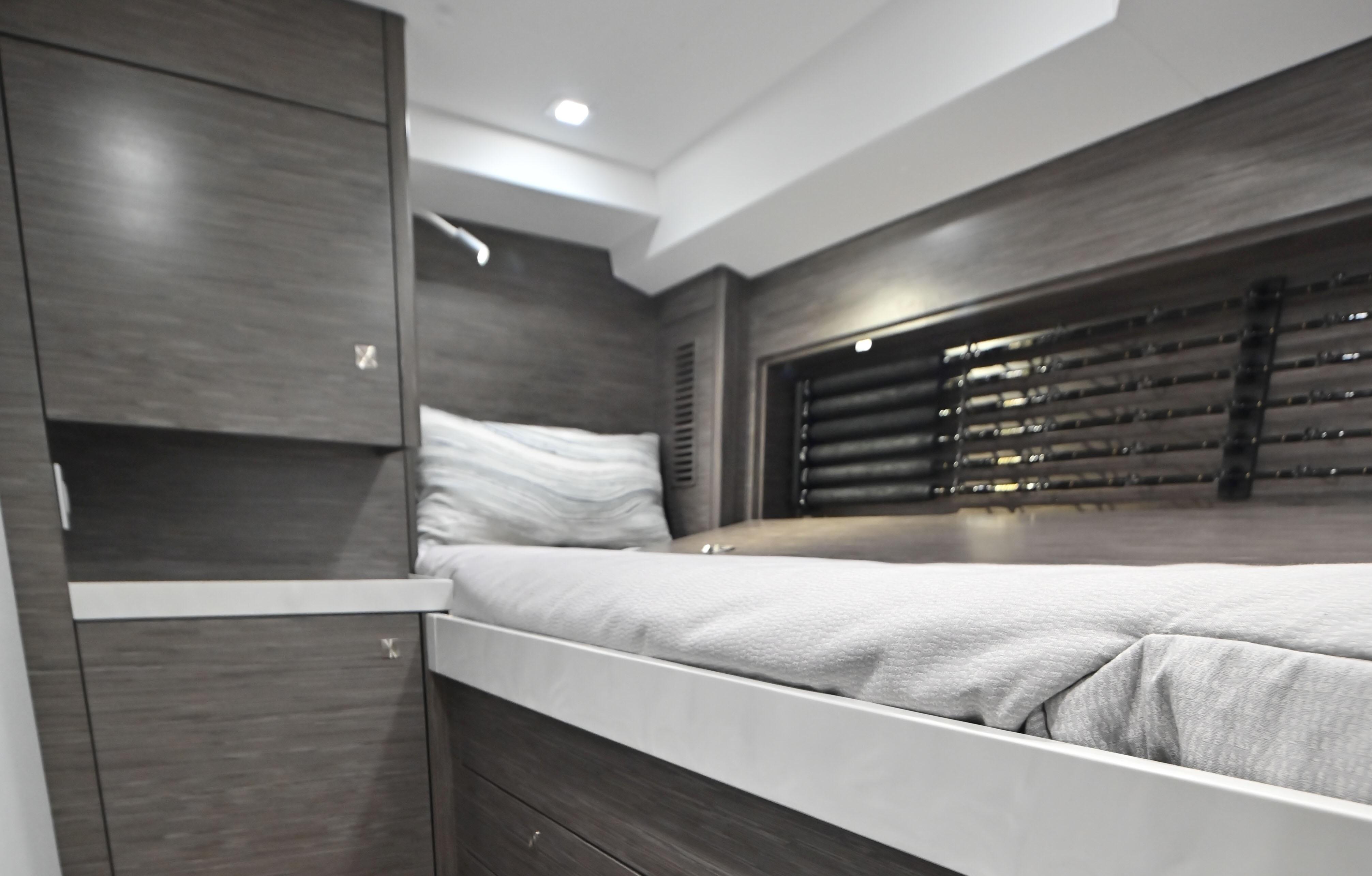 2021 Hatteras 65 GT - Fish Tank - Port Aft Bunk Stateroom