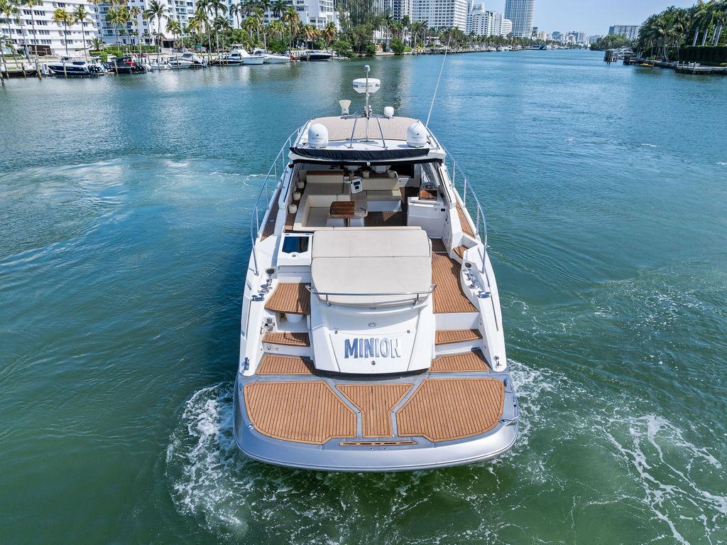 Cranchi-56 HT 2014-Minion FL-US-2014 Cranchi 56 HT yacht cruising on a scenic waterway.-9819548 | Thumbnail