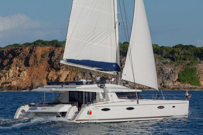 Manufacturer Provided Image: Fountaine Pajot Victoria 67 Side View
