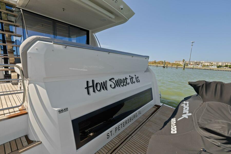 How Sweet It Is Yacht Photos Pics Swim Platform