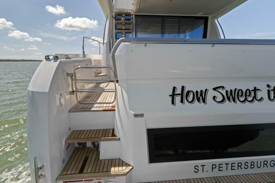 How Sweet It Is Yacht Photos Pics Swim Platform