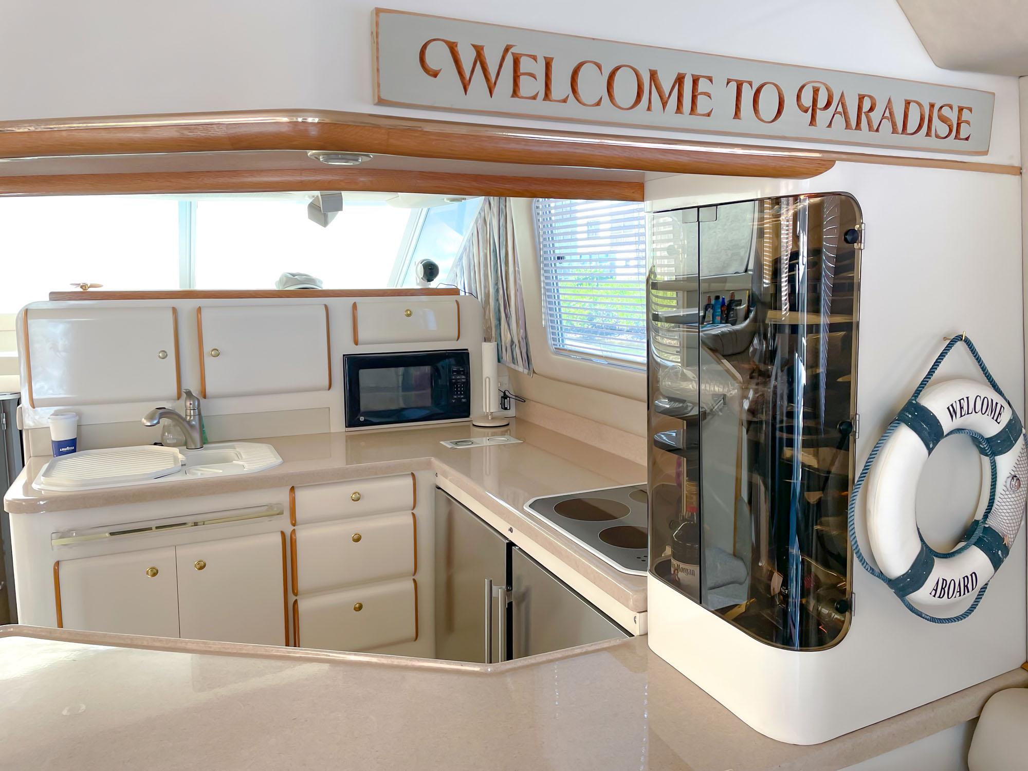 Plexiglass Liquor Cabinet -Built In Countertop Blender