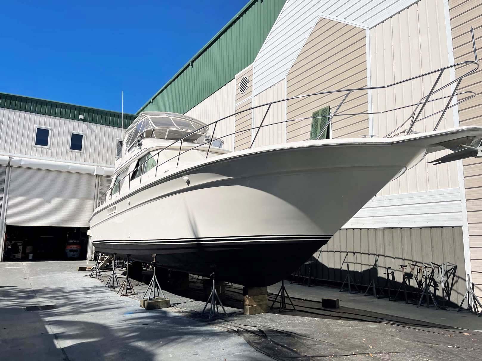 Starboard Bow on the Hard