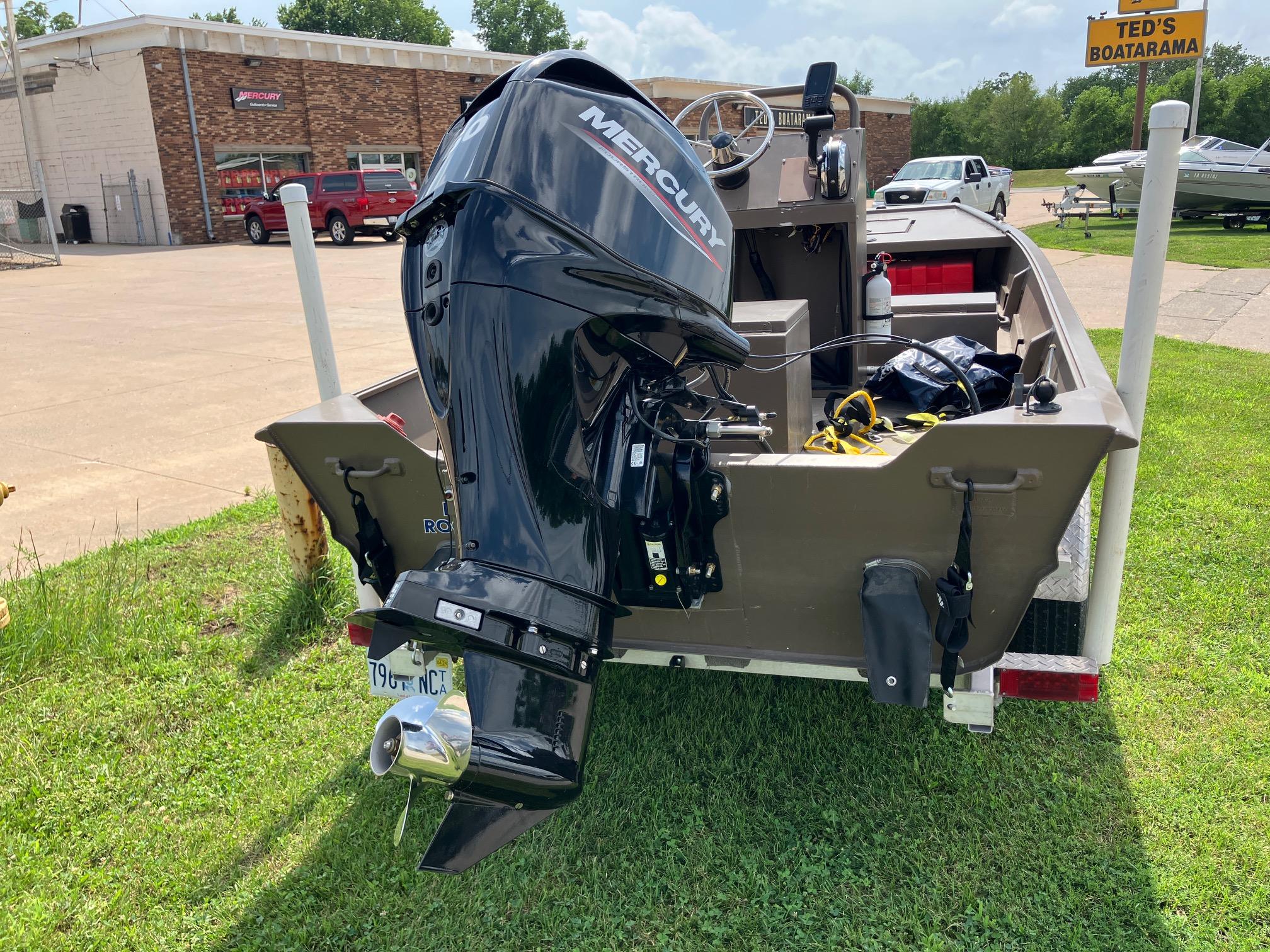 2017 Pro-Drive SBX Series 18' boat with Mercury outboard motor at Ted's Boatarama.