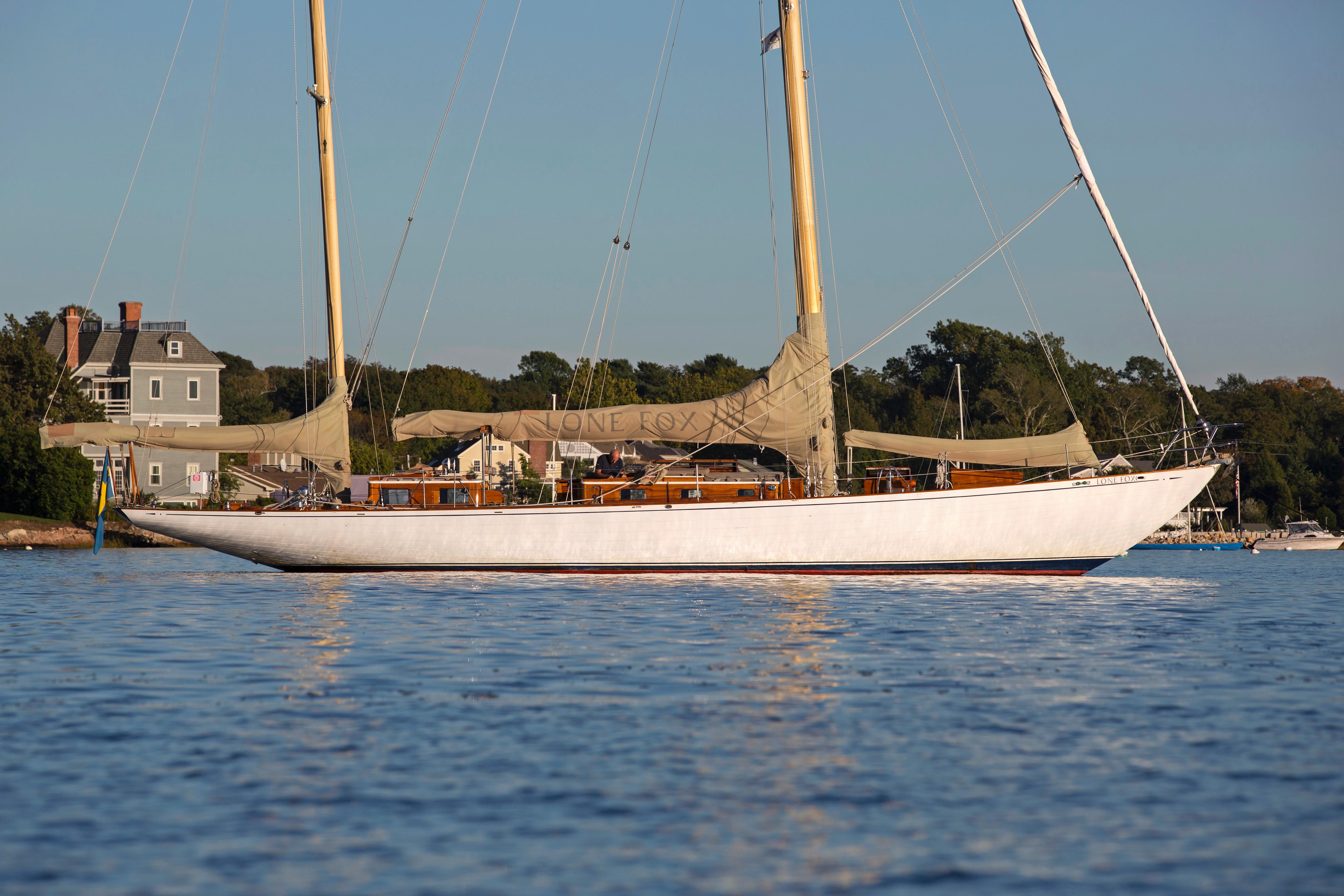 lone fox yacht for sale 65 robert clark yachts belfast, me denison yacht sales
