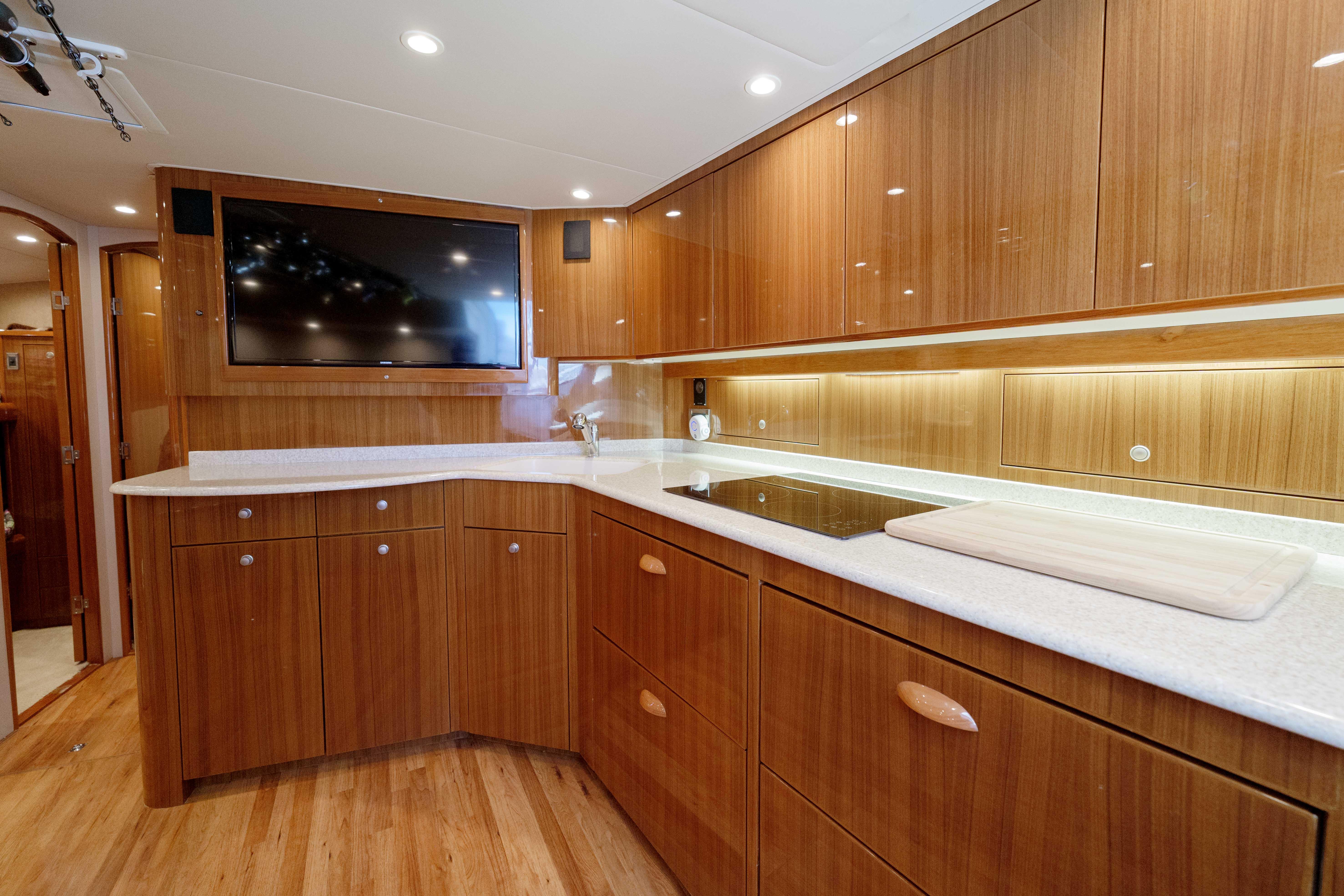 Viking 52 SARAH T - Galley Counters & Cabinets