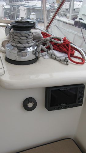 Electric halyard - mainsheet winch - Sonar