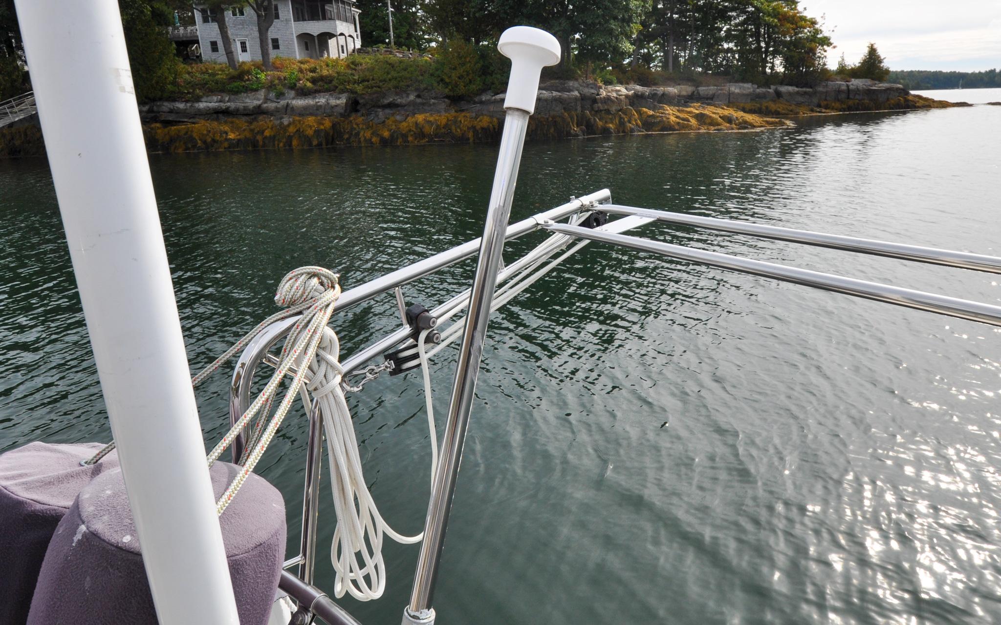 Milady Yacht Photos Pics Sabre 42 - Milady - Cockpit - Davits