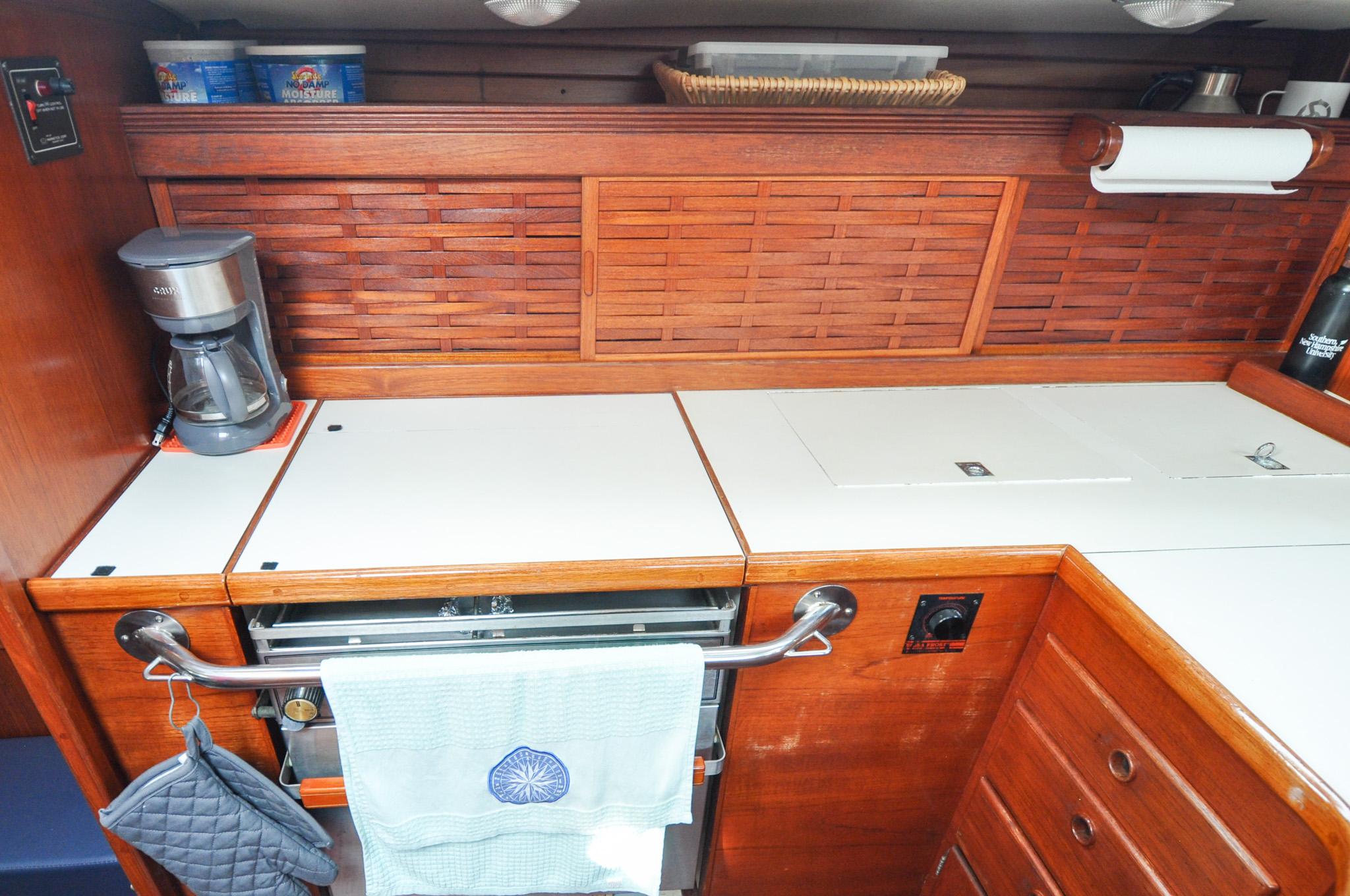 Milady Yacht Photos Pics Sabre 42 - Milady - Galley - Storage