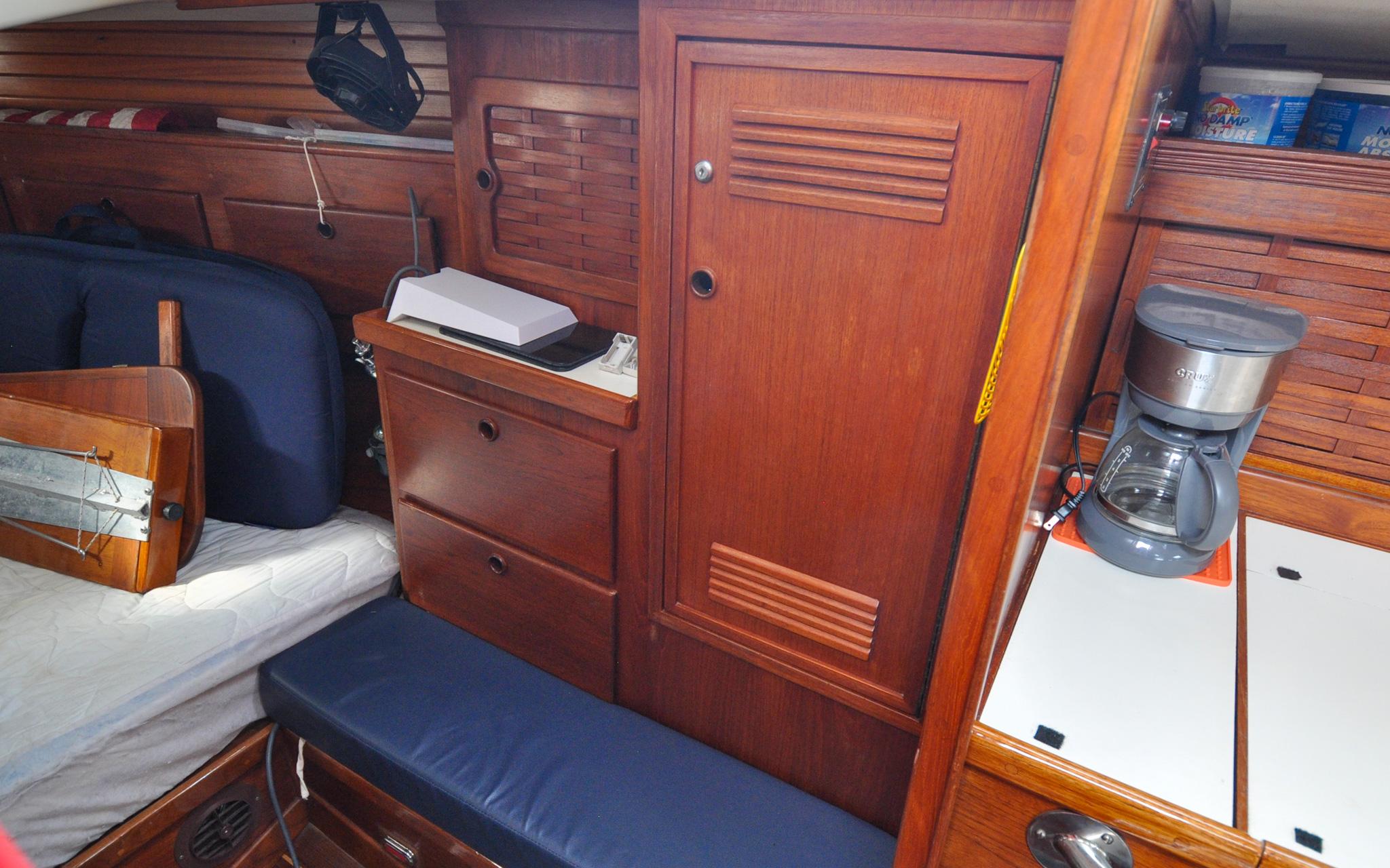 Milady Yacht Photos Pics Sabre 42 - Milady - Aft Cabin - Storage Locker