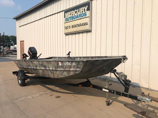 2001 Sea Ark boat for sale, model of the boat is 1860 CAMO JON & Image # 2 of 15