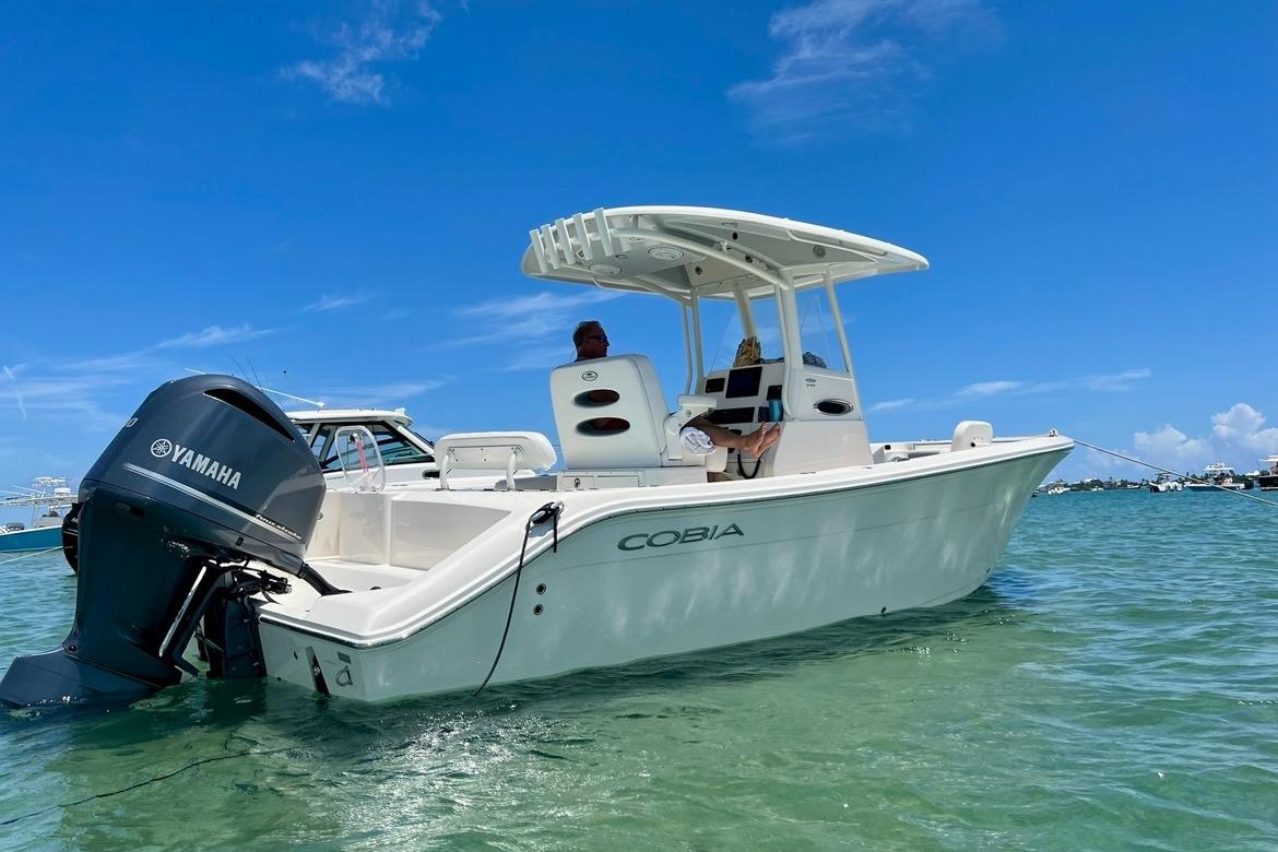 2019 Cobia - Exterior profile on the water