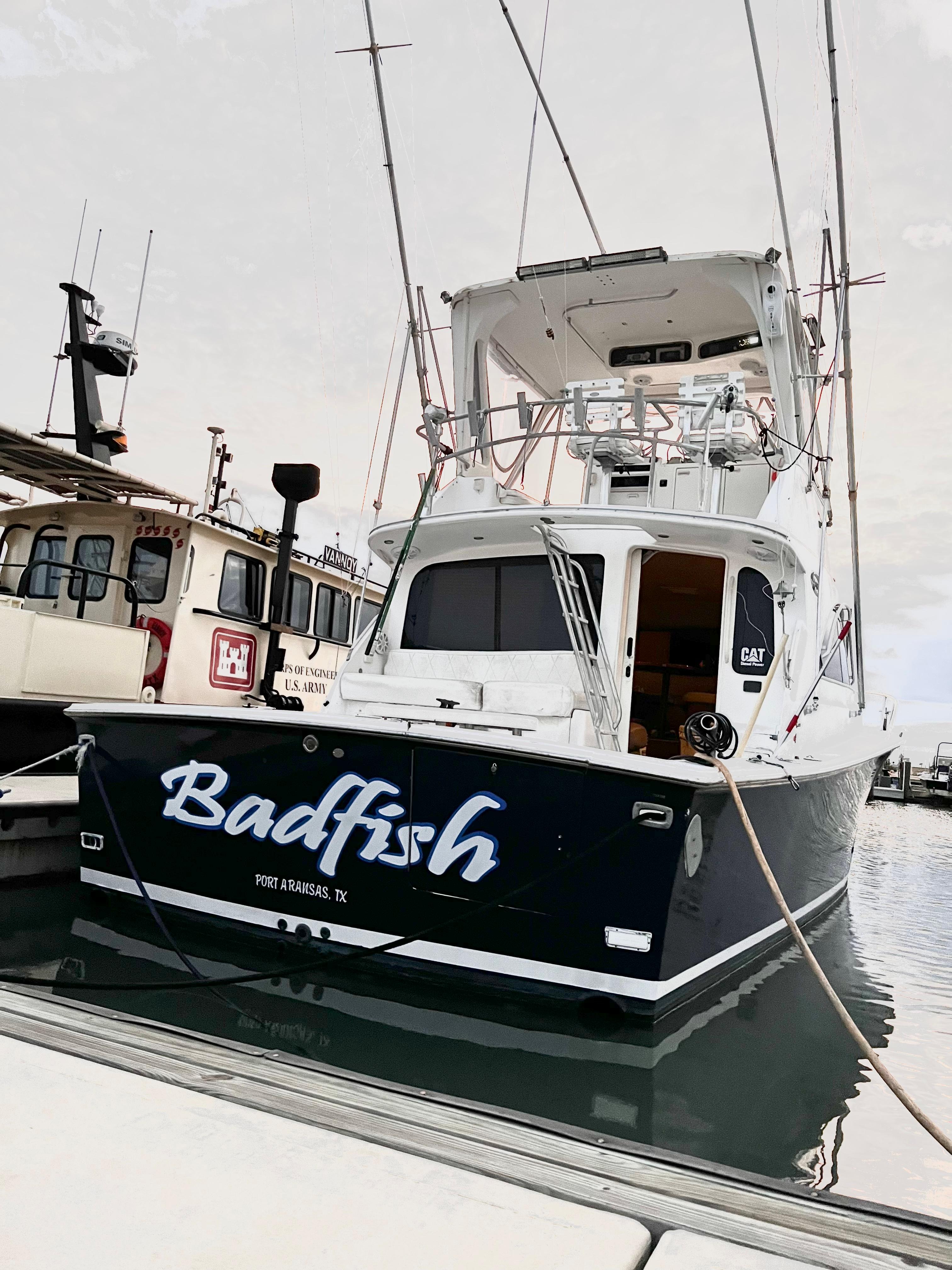 Badfish Yacht for Sale  40 Ocean Yachts Port Aransas, TX