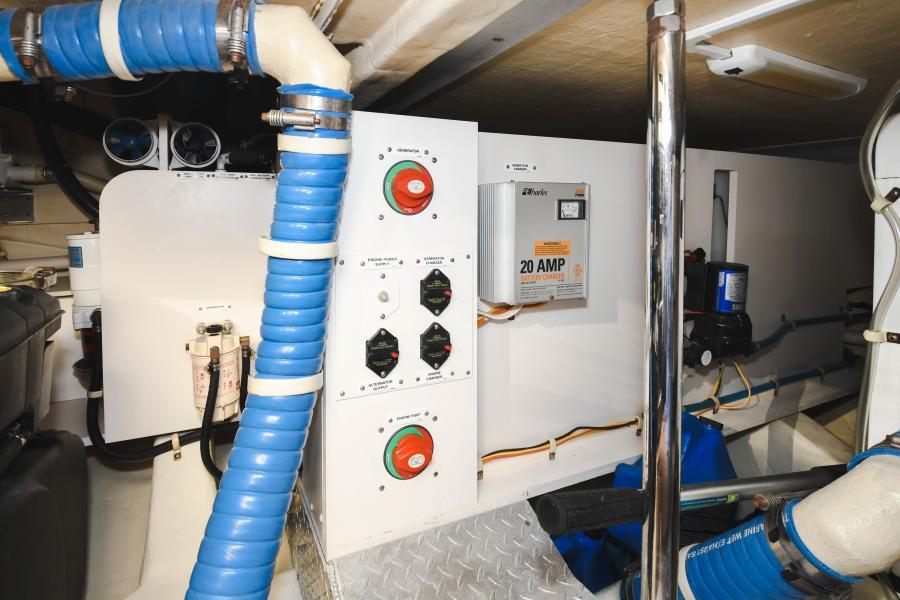2013 42 Marquis Sport Bridge - Happy Ours III - Engine Room