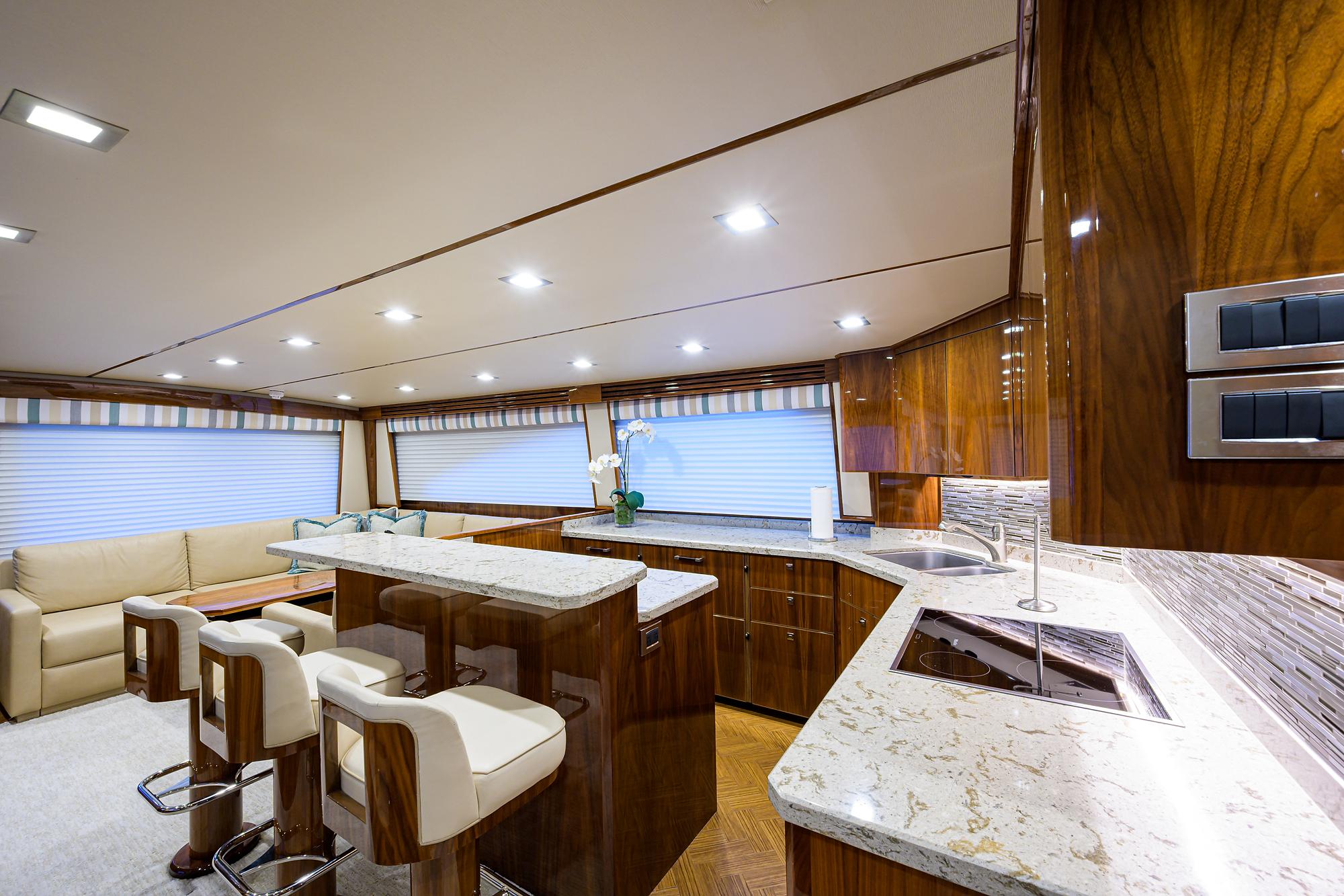 Viking 72 ABSOLUT - Galley Counters & Stools