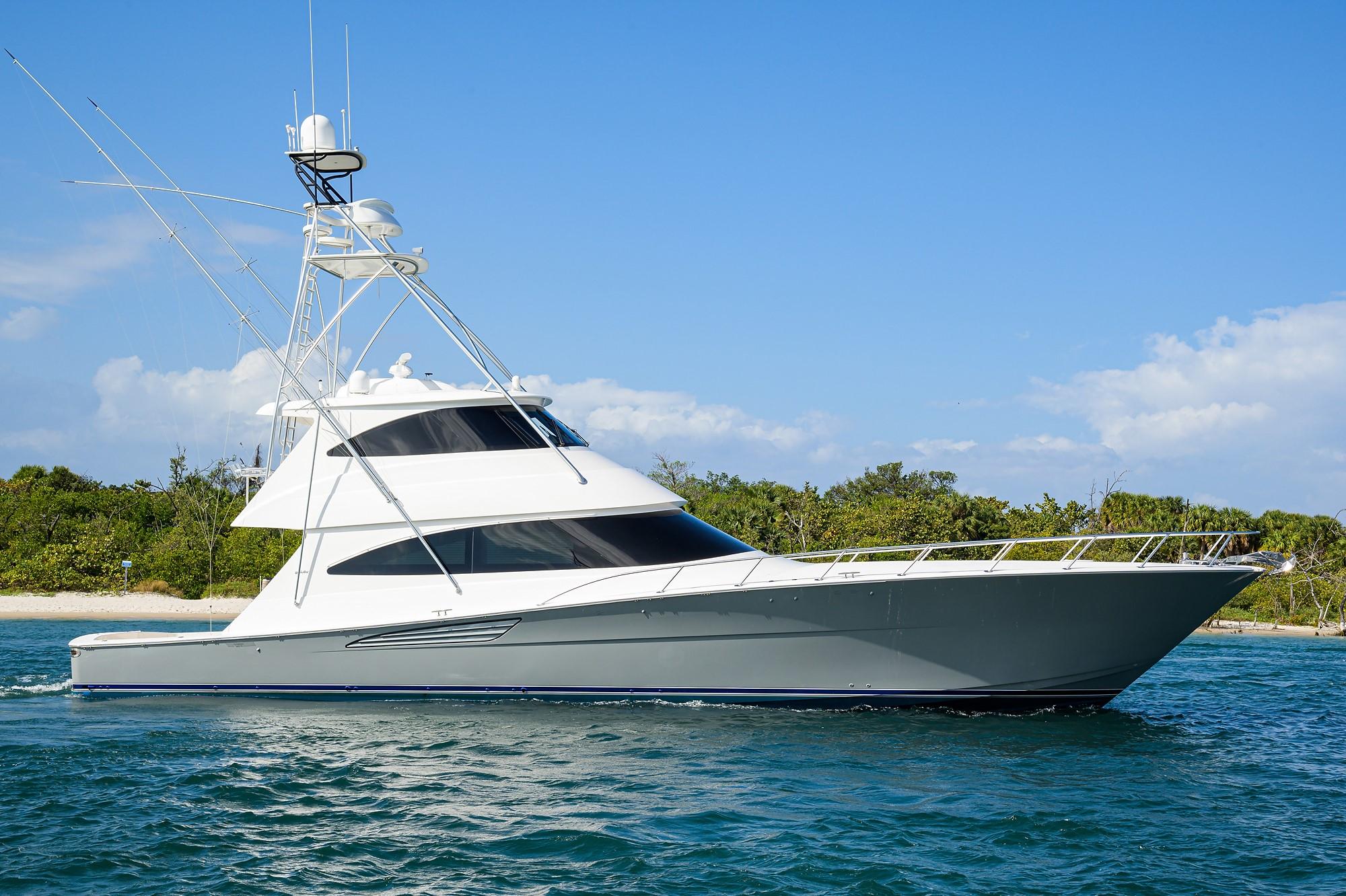 Viking 72 ABSOLUT - Starboard Profile On Water