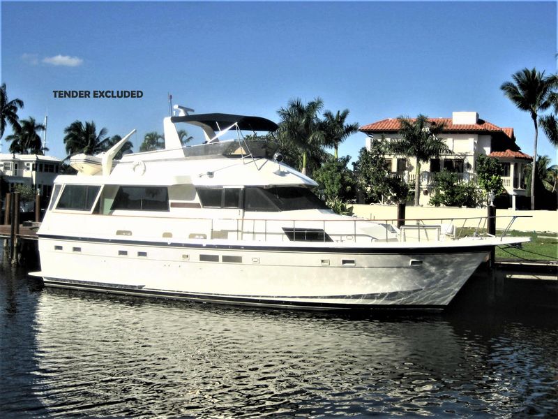 1987 hatteras 54 motor yacht