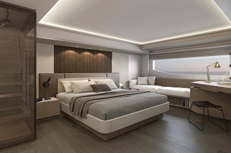  Yacht Photos Pics 2026 Prestige M7 - Master Stateroom