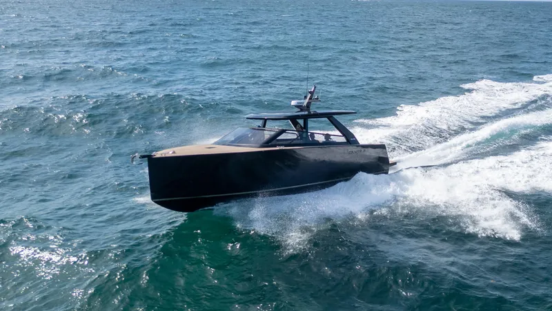  Yacht Photos Pics 2024 Colnago C38 OPEN yacht cruising on open sea waters.