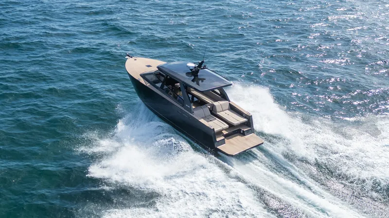  Yacht Photos Pics 2024 Colnago C38 OPEN yacht cruising on open water.