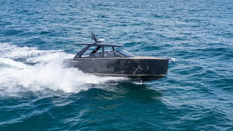  Yacht Photos Pics 2024 Colnago C38 OPEN boat cruising on open water.