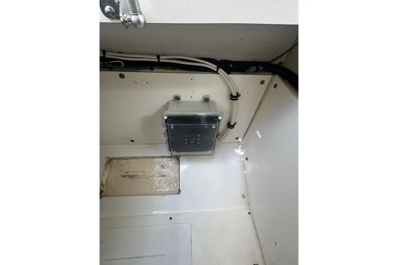  Yacht Photos Pics Interior of 2023 Pursuit DC 326 Dual Console with wiring.