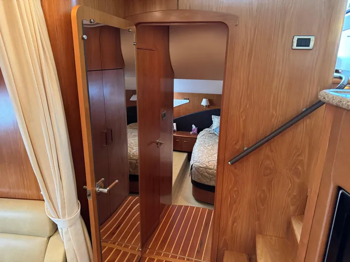 Island Girl Yacht Photos Pics Master Stateroom Door