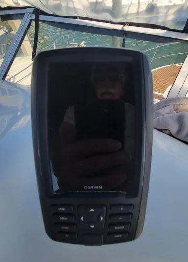 'next Week' Yacht Photos Pics Garmin marine GPS device on 2000 Sea Ray 380 Aft Cabin yacht.