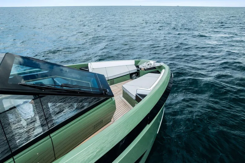 Another World Yacht Photos Pics 2025 Wally Wallytender 100 yacht on open sea, featuring sleek design and modern amenities.