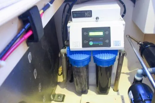 Pilar Yacht Photos Pics Water filtration system in a 2015 Robertson & Caine Leopard 48 yacht.