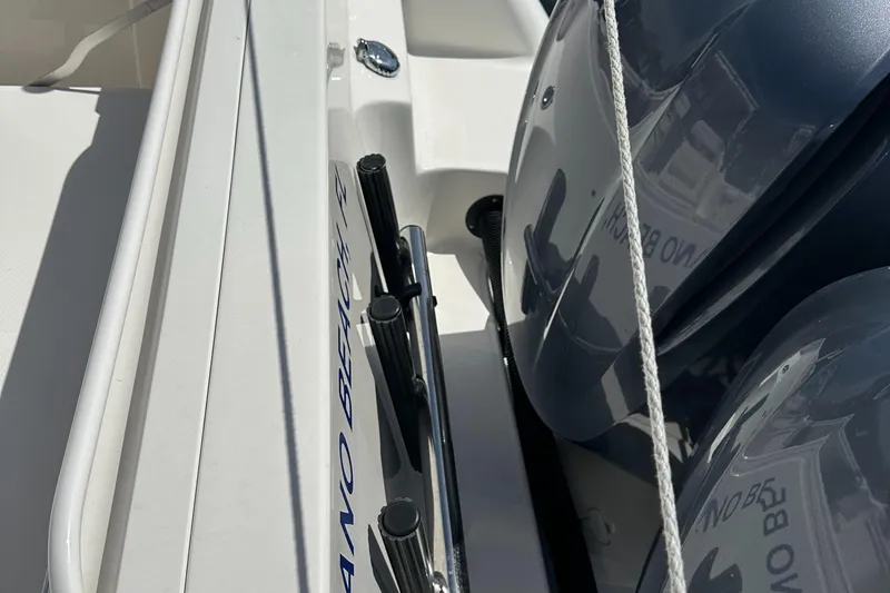 Last One II Yacht Photos Pics 2015 Wellcraft 290 Coastal boat with dual engines and sleek design.