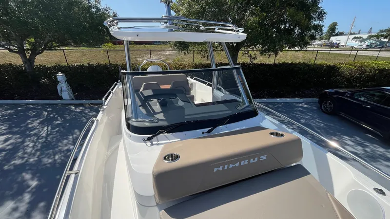 In-stock 2024 Nimbus T8 #314 Yacht Photos Pics 2024 Nimbus Tender 8 #314 boat with sleek design and comfortable seating.