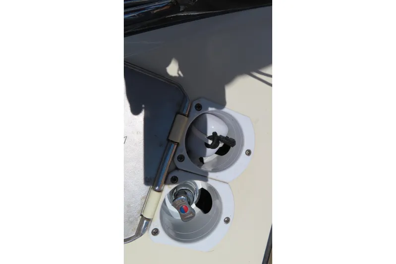  Yacht Photos Pics 2018 Chris Craft Launch 34 fuel and water fill ports.