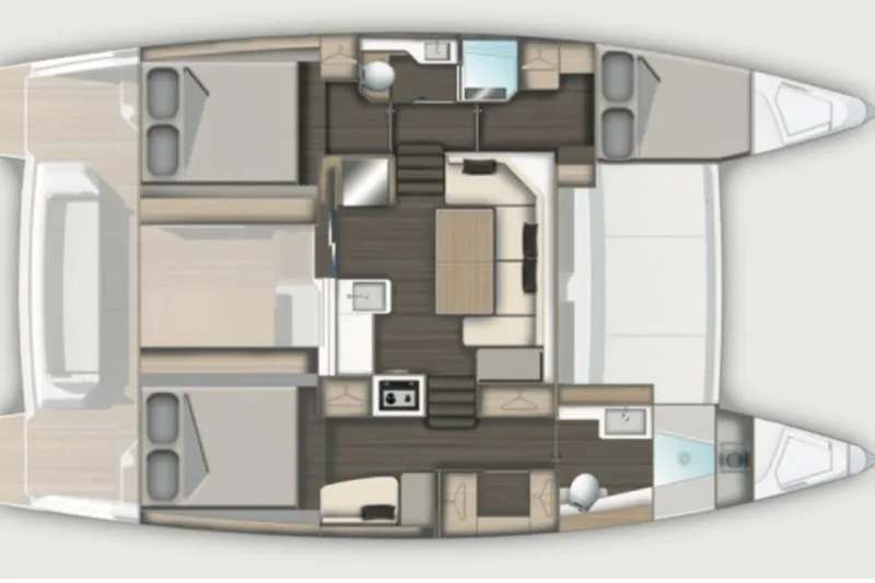 Yacht Photos Pics Floor plan of Aventura 37 Explorer Trawler 2026.